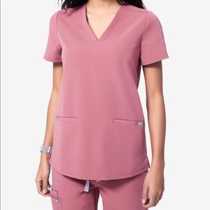 Figs Casma top Mauve